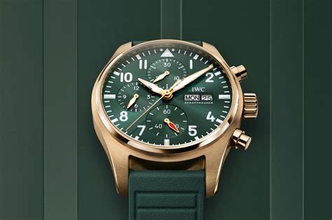 chrono24 iwc pilot|iwc pilot chronograph 41mm green.